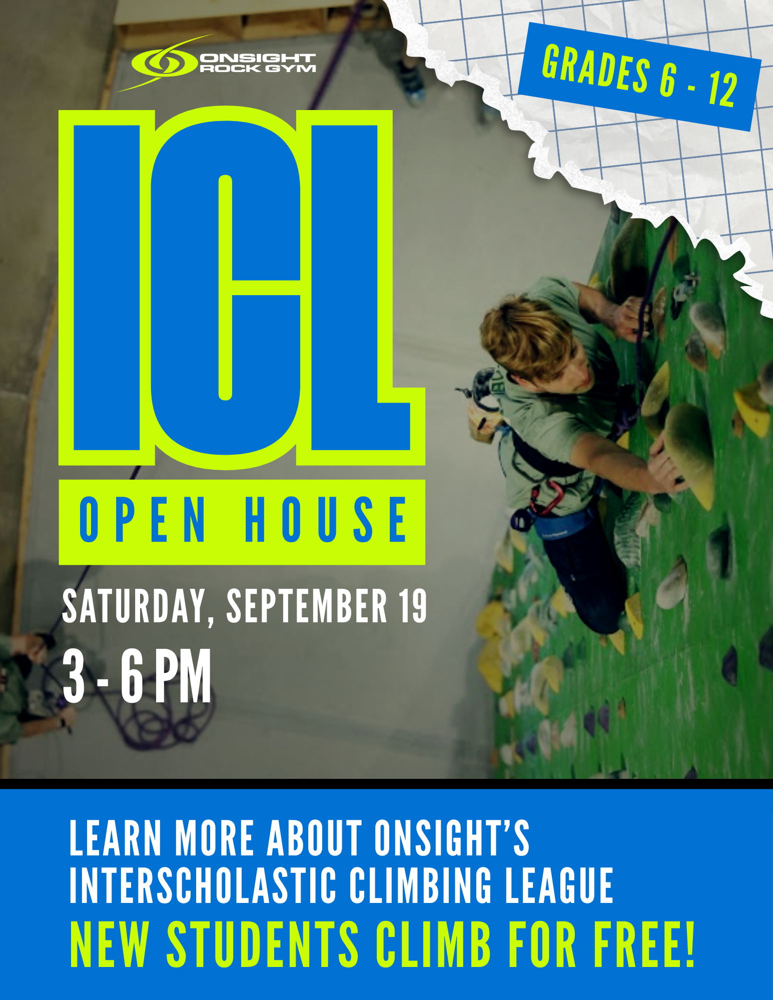 Onsight Rock Gym • Indoor Rock Climbing • Knoxville, TN-School